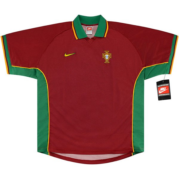 Tailandia Camiseta Portugal 1ª Kit Retro 1998 Rojo